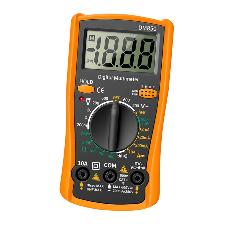 Portable Digital Multimeter Auto Ranging High Precision ABS Shell Electrical Tester - Image 1
